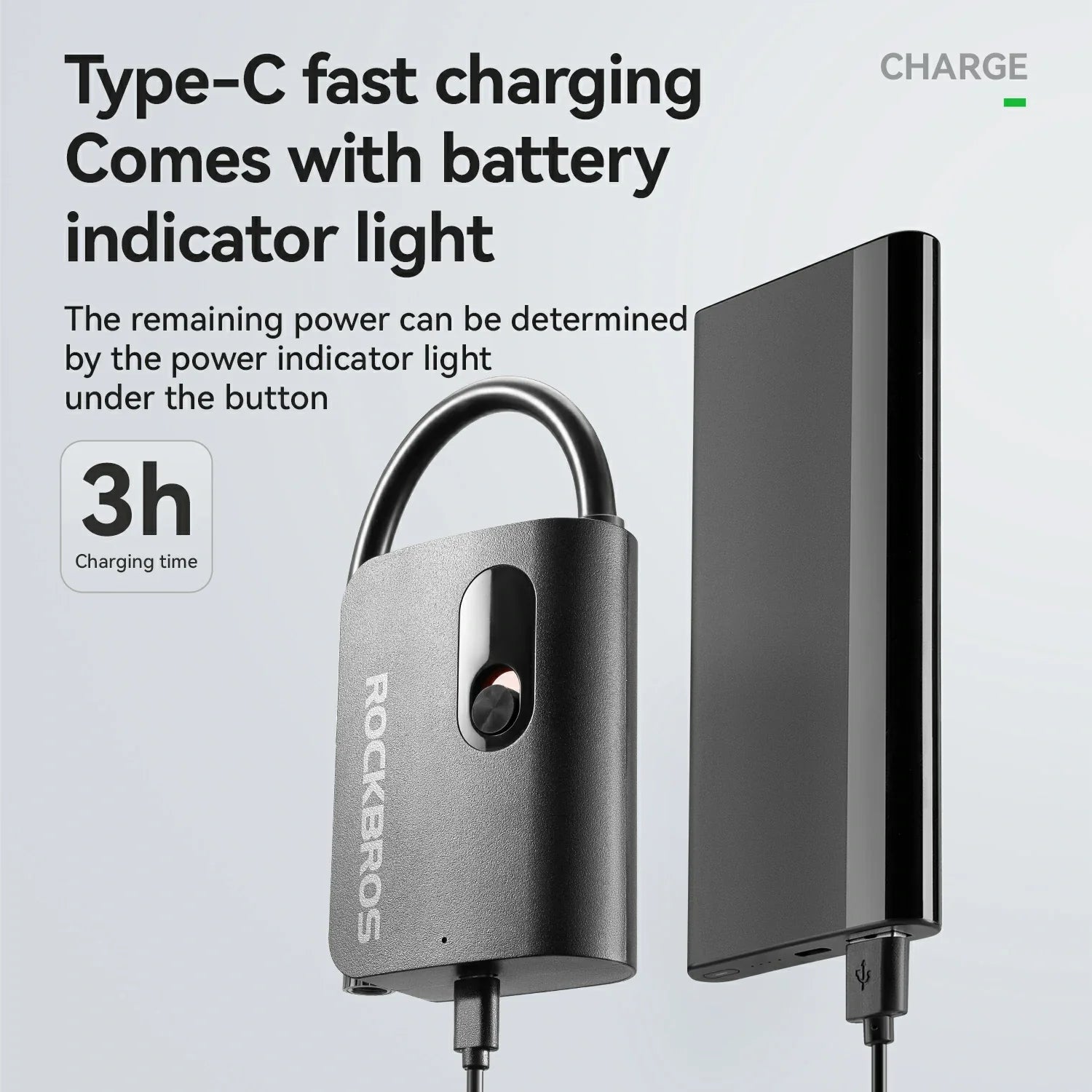 L1 Mini Electric Bike Tire Pump 70PSI