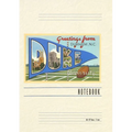 Vintage Lined Notebook Greetings from Duke University, Durham - Paperback