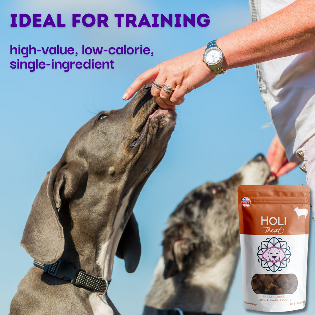 Lamb Liver Dog Treats - Freeze Dried - Single Ingredient