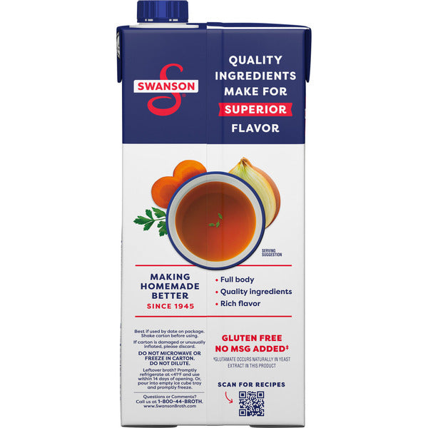 Swanson's Lower Sodium Beef Broth