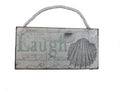 Tin Laugh Sign 8""
