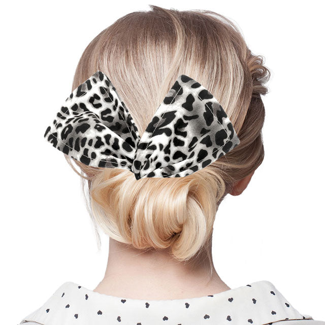 Leopard Patterned Deft Bun Maker Hair Band