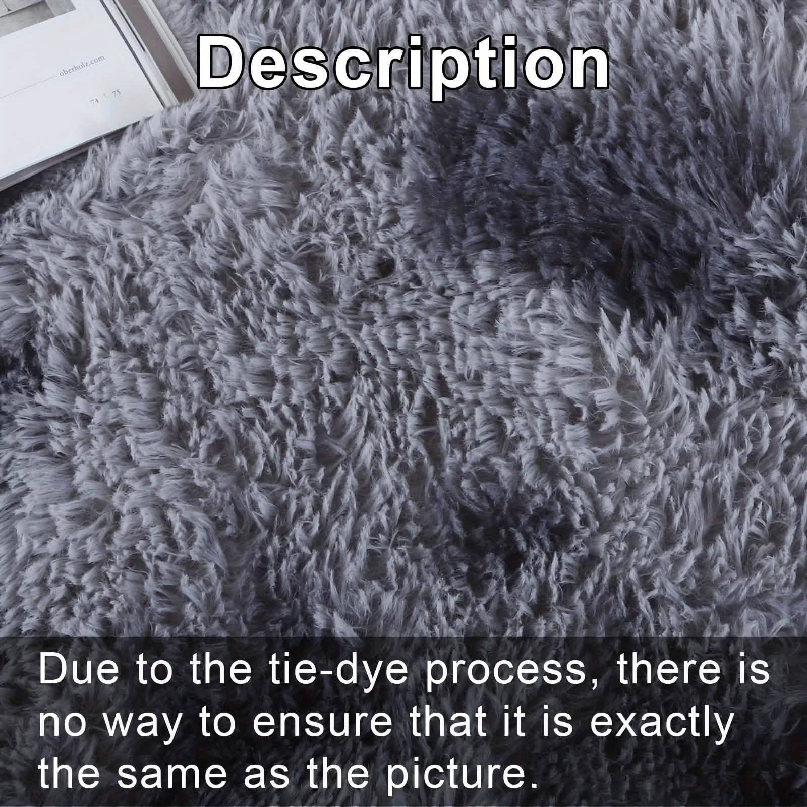Light Gray Shaggy Area Rug – Soft Plush Indoor Carpet - PhishStones Products