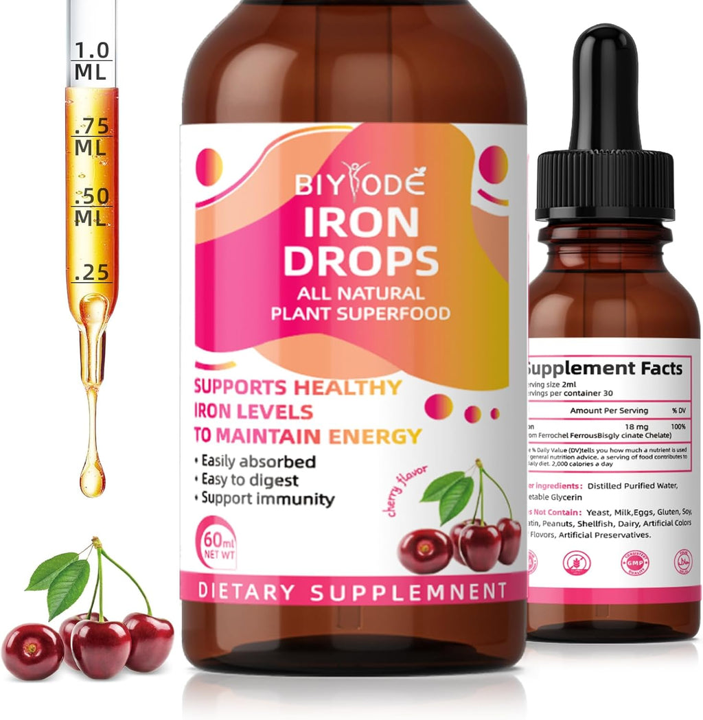 Liquid Iron Supplement for Women - PhishStones Products