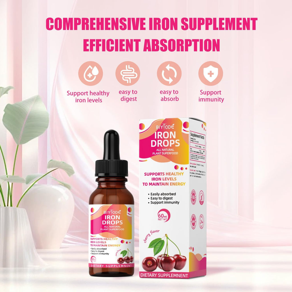 Liquid Iron Supplement for Women - PhishStones Products