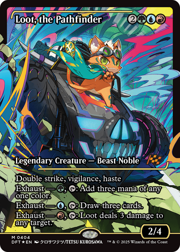 Loot, the Pathfinder (DFT - 404) - Aetherdrift: (Showcase) Foil - PhishStones Products