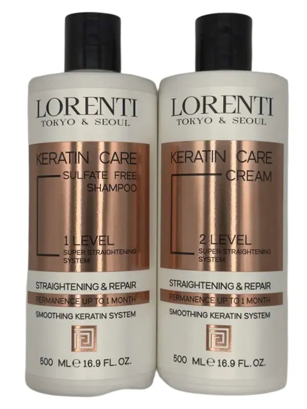 Lorenti Keratin Care Kit Straightening & Repair Super Straightening System