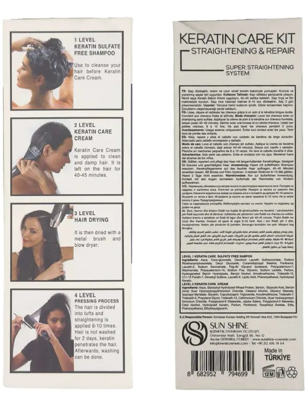 Lorenti Keratin Care Kit Straightening & Repair Super Straightening System