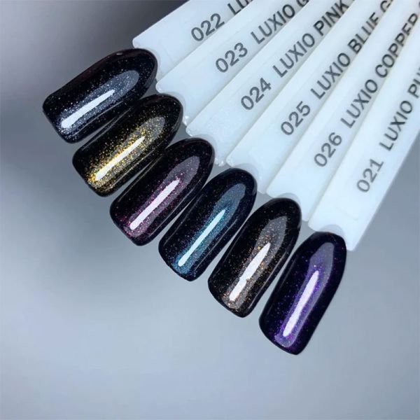 Luxio - Effects Pink Shimmer Top Gel, 15ml