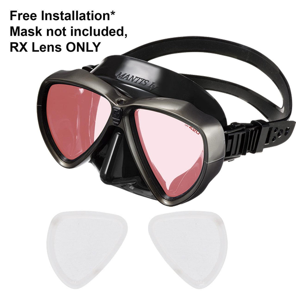 Scuba Choice RX Nearsighted Lens for Gull Mantis LV Dive/Snorkeling Mask