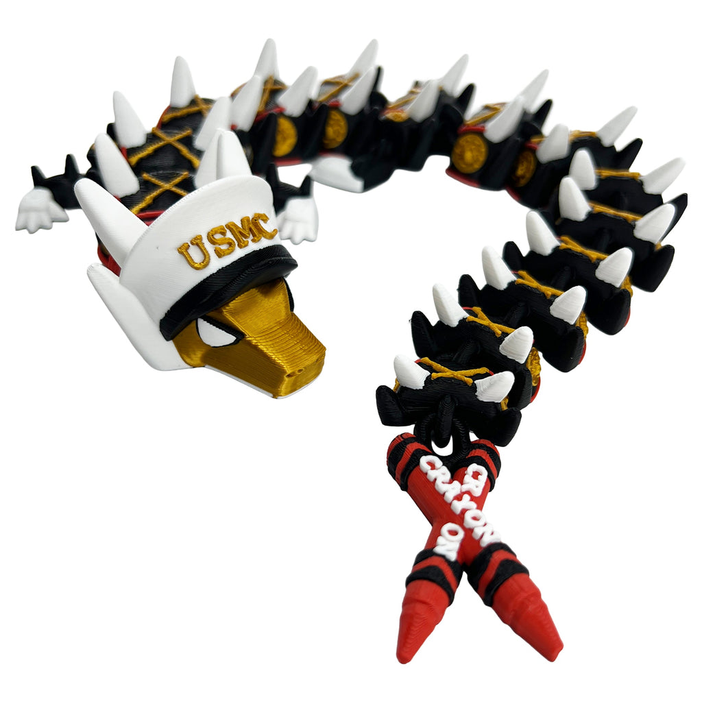 Marine Corps Articulated Dragon – Crayon Edition