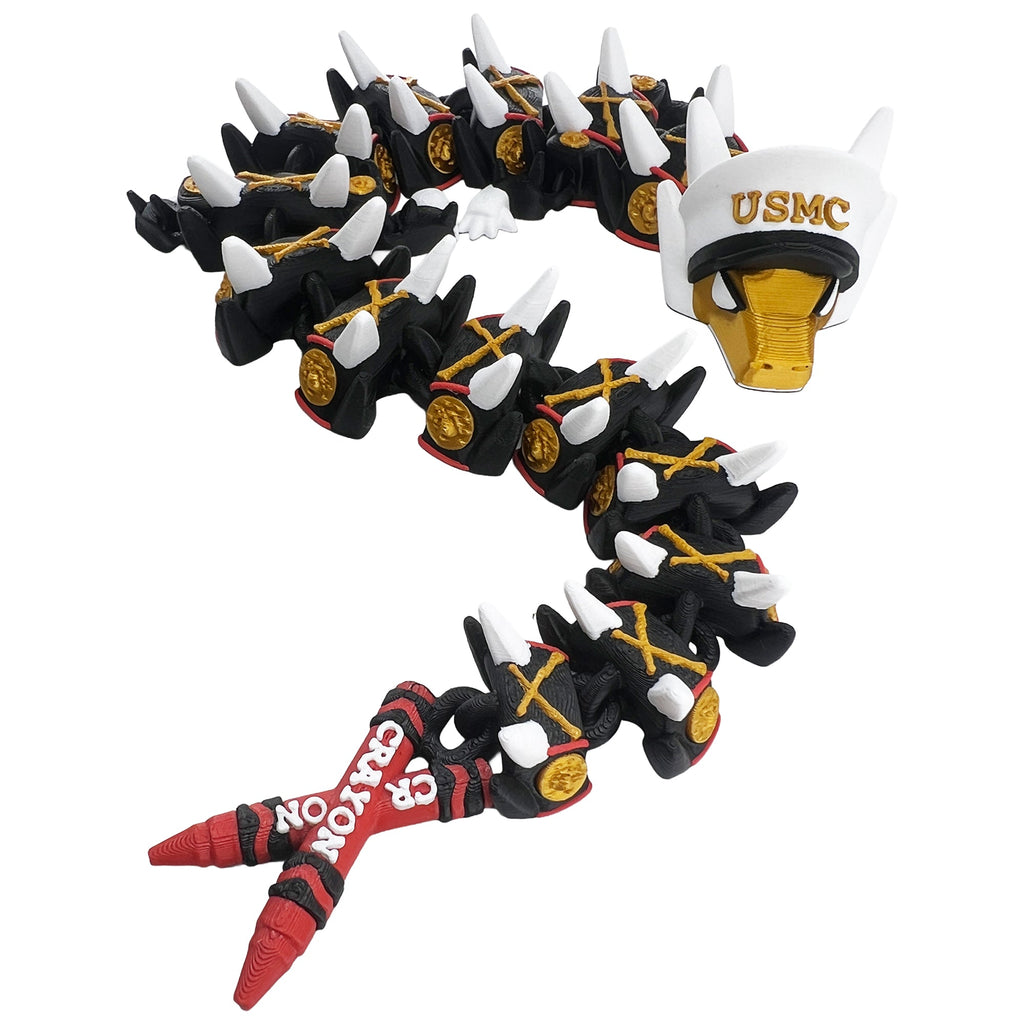 Marine Corps Articulated Dragon – Crayon Edition