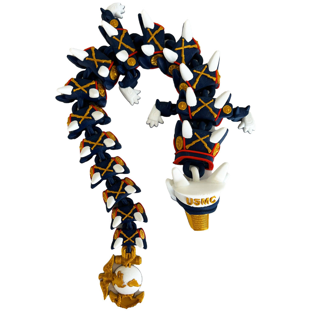 Marine Corps Articulated Dragon – Eagle, Globe & Anchor Edition