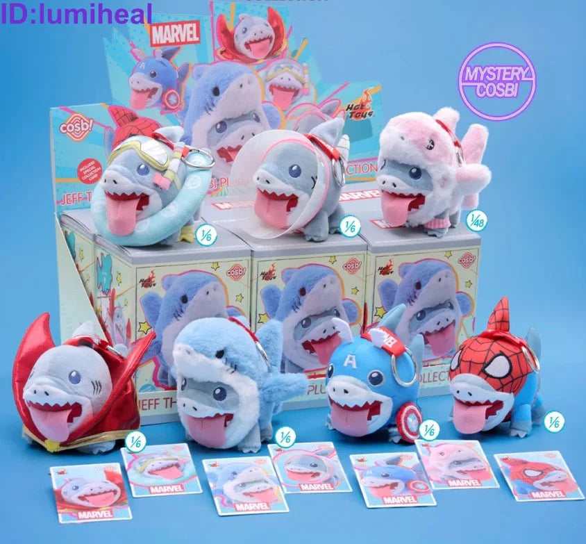 Marvel Comics Cosbi Jeff the Land Shark Random Plush Keychain Blind Box