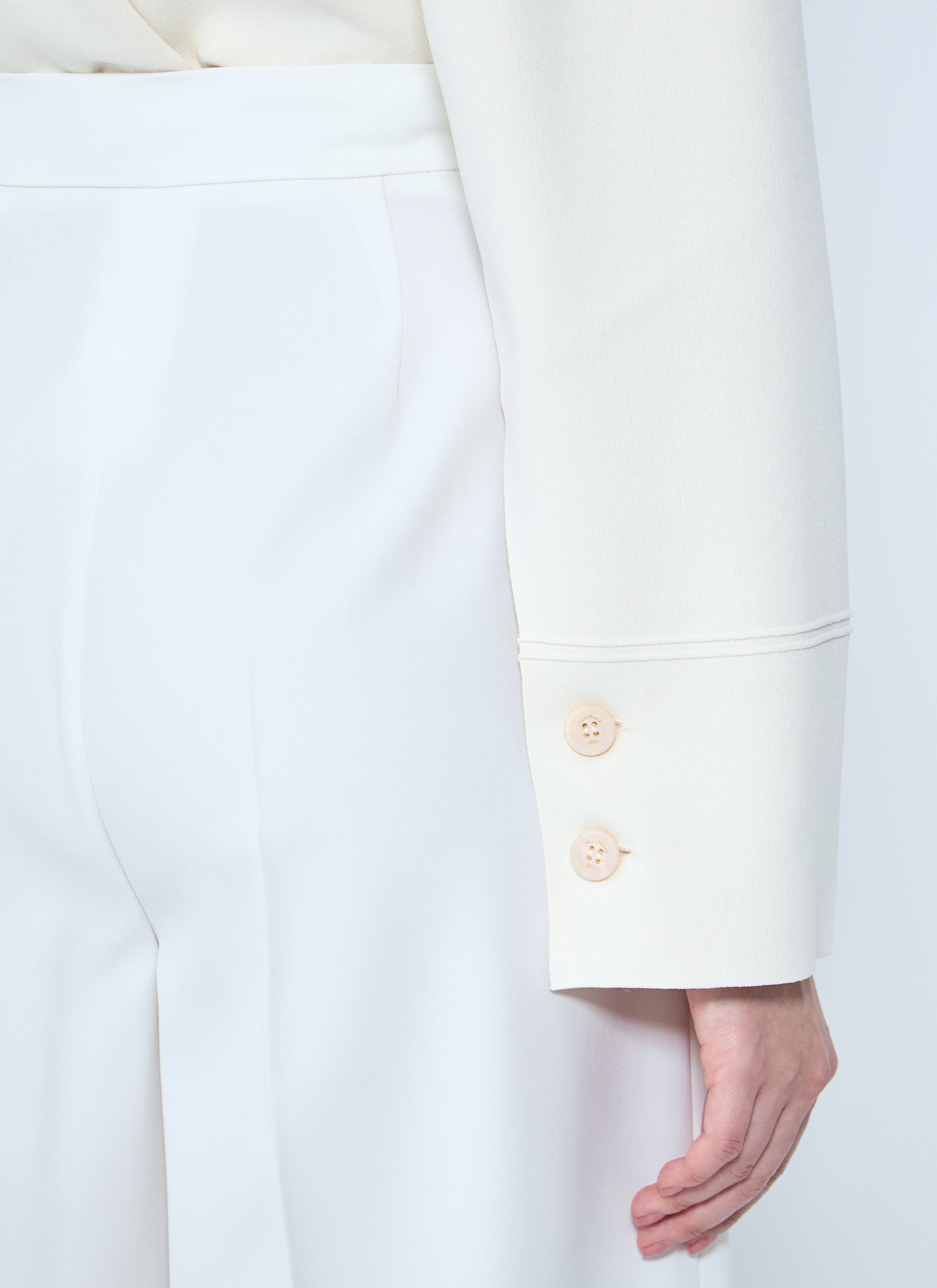 Max Mara Women Gabardine Wool Pants