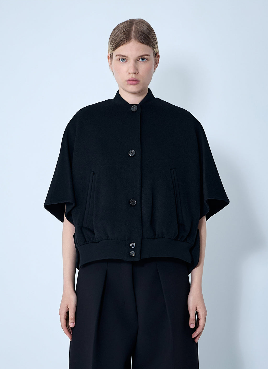 Max Mara Women Cashmere Cropped Sleeve Jacket