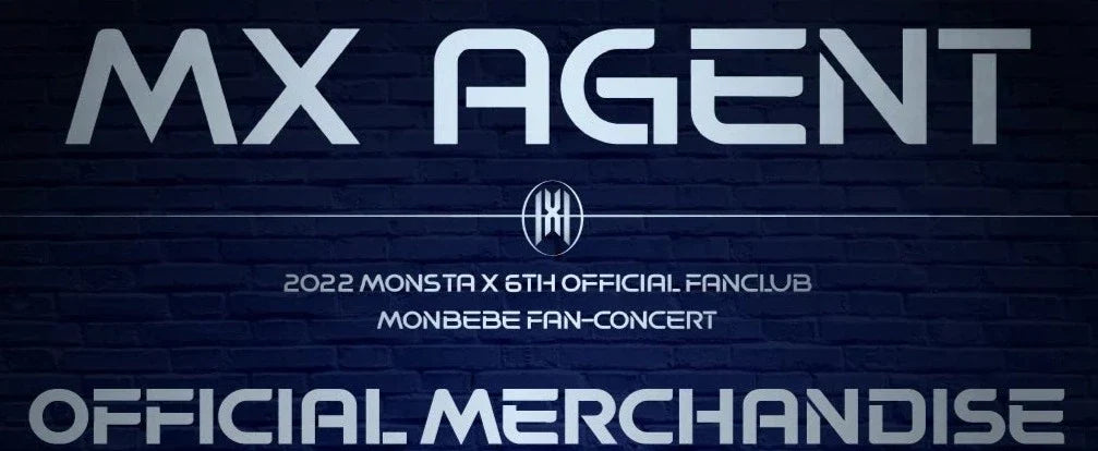 MONSTA X - 2022 Fan-Concert Mx Agent Official Merch