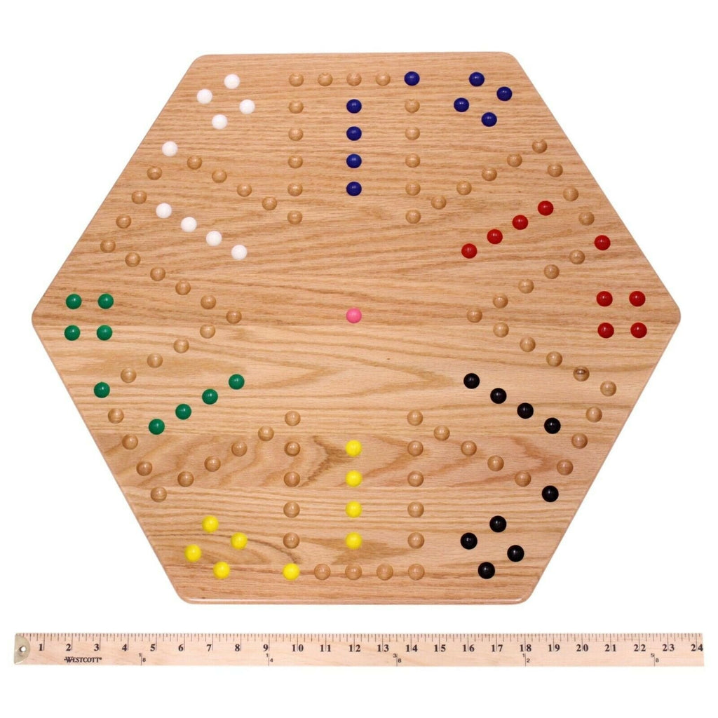 Aggravation Wahoo Marble Board Game, Double-Sided