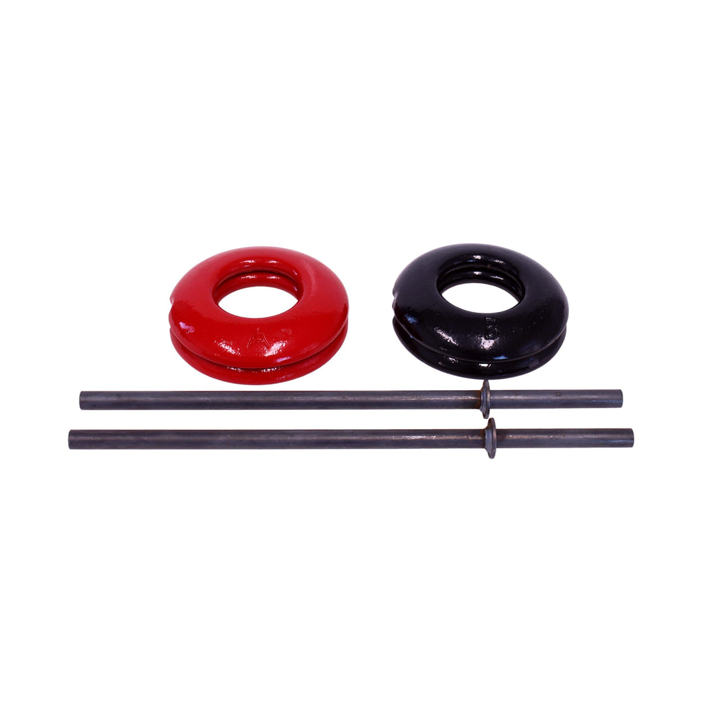 Amish-Made Cast-Steel Quoits Game Set, Official-Size, 4 LB