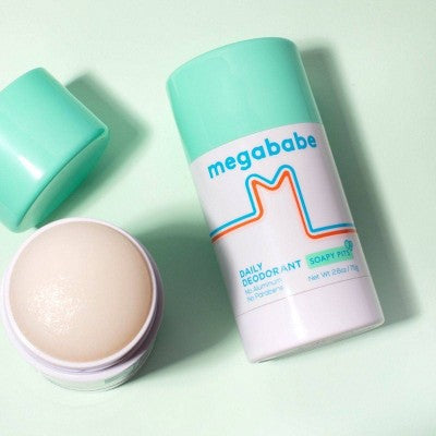Megababe Soapy Pits Daily Solid Deodorant 2.6oz - New - PhishStones Products