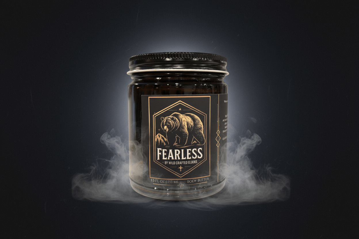 Fearless Body Butter – Men's Scented Moisturizer for Dry & Rough Skin, 4.5 oz