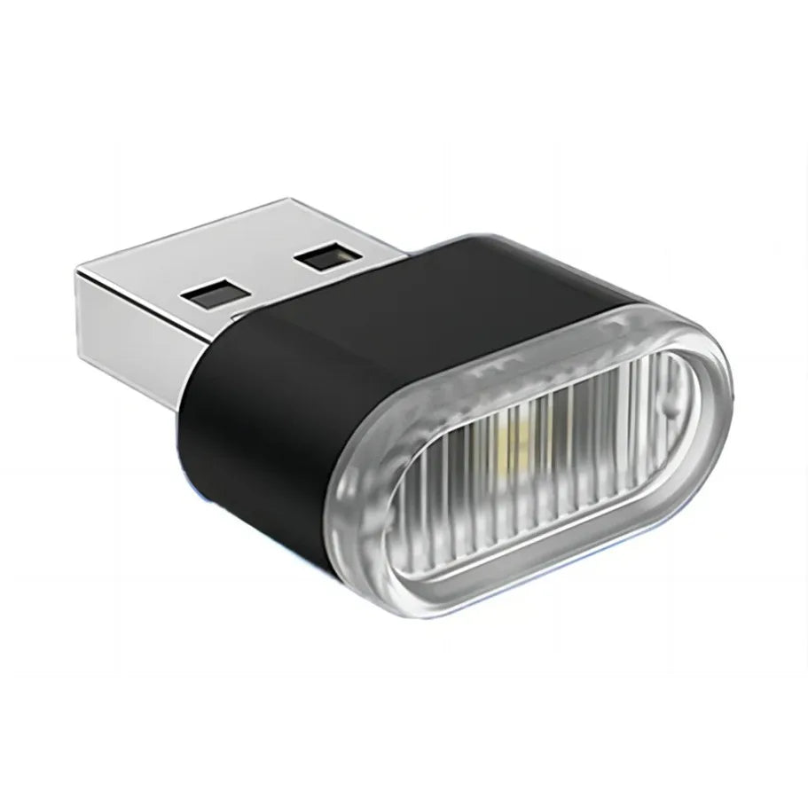 Mini USB LED Ambient Car Interior Light - Portable Neon Decorative Lamp, Universal Plug & Play - PhishStones Products