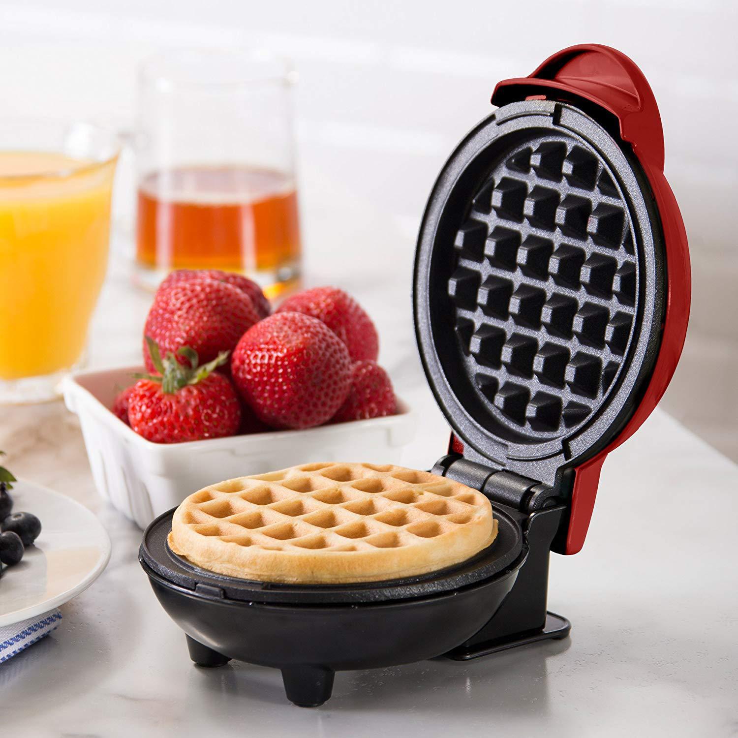 🧇 Mini Waffle Maker – 4” Nonstick Personal Waffle Machine - PhishStones Products