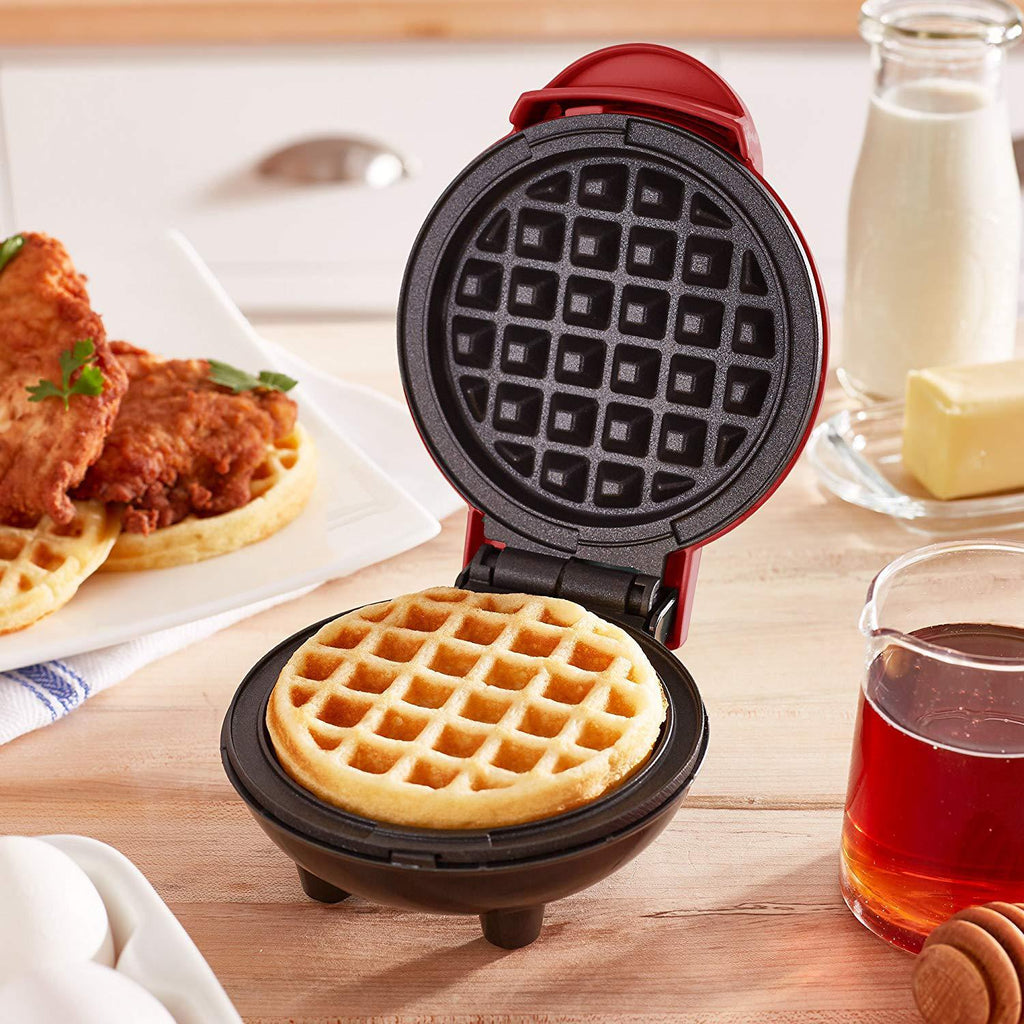 🧇 Mini Waffle Maker – 4” Nonstick Personal Waffle Machine - PhishStones Products