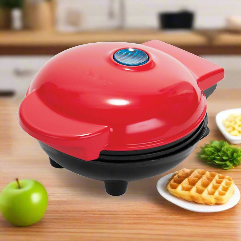🧇 Mini Waffle Maker – 4” Nonstick Personal Waffle Machine - PhishStones Products