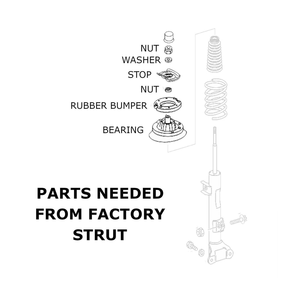 Godspeed Mercedes-Benz C-Class RWD (W202/W203) MonoRS Coilovers