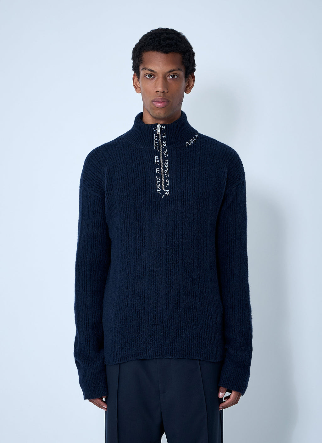 Marni Men Logo Embroidery Sweater