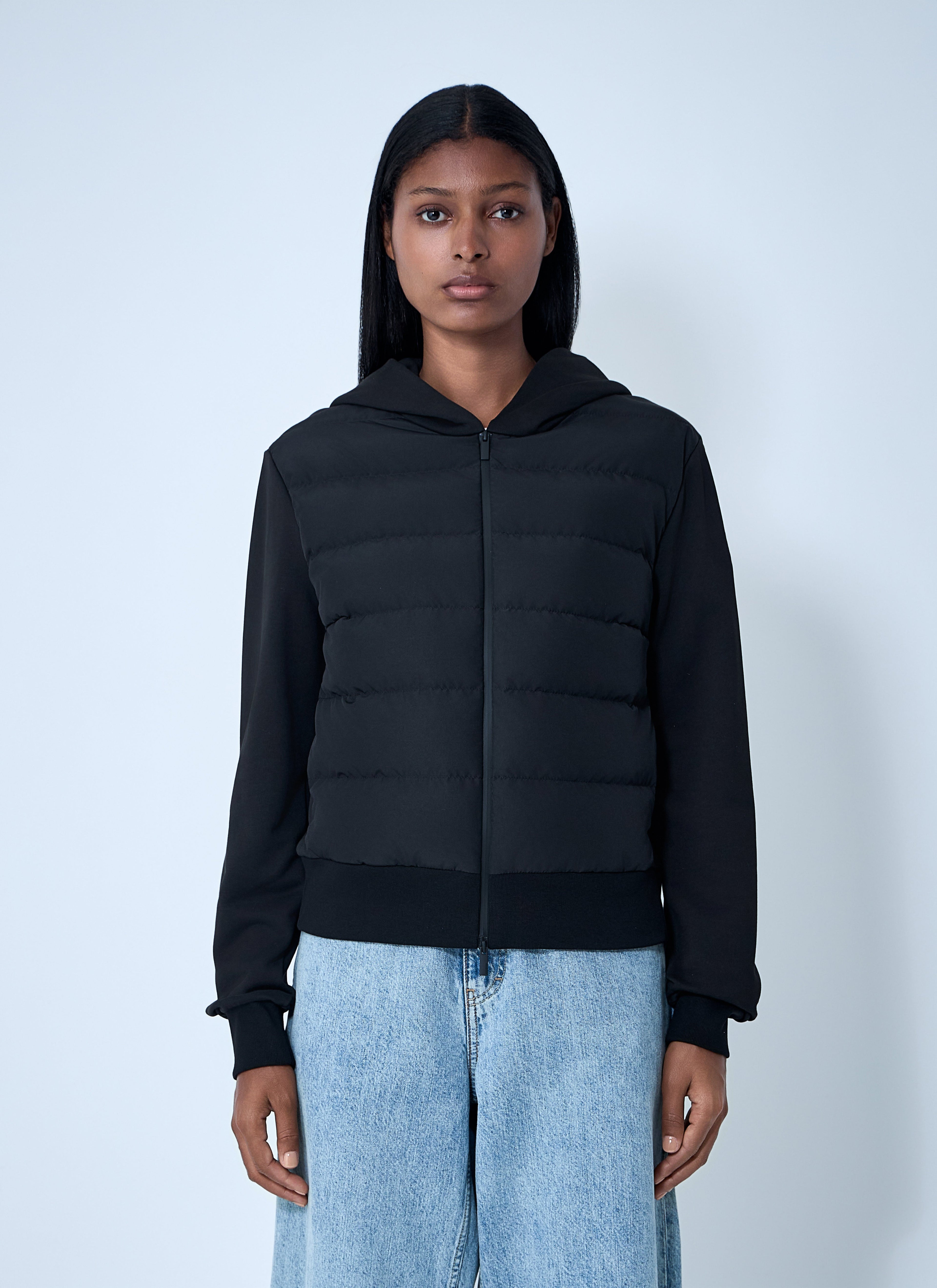 Moncler Women Quilted Hooded Cardigan