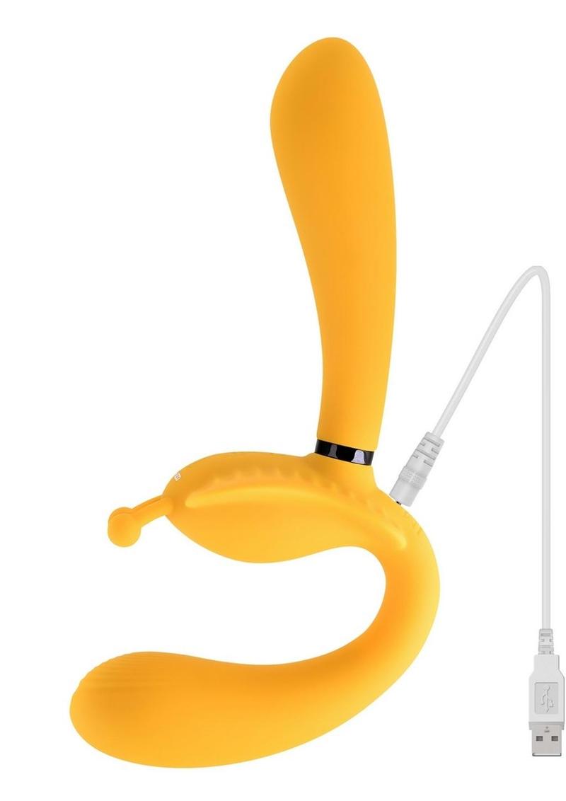 Monarch Strapless Strap-On Triple Stimulation by Evolved Novelties