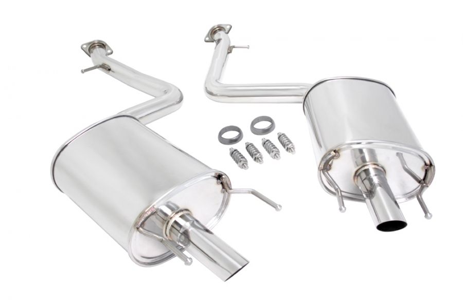 Megan Racing Axle Back Exhaust for Lexus GS350 2013+ RWD 2.5" tube Dual 2.5" tips Direct application - MR-ABE-LG13