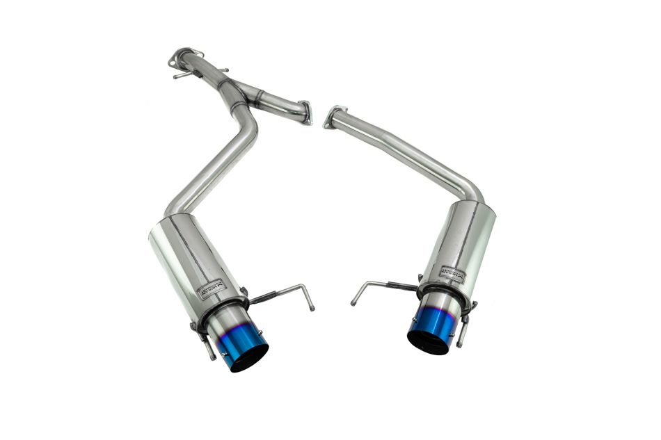 Megan Racing Axle Back Exhaust Drift Spec for Lexus IS250/350 2006-2013 RWD AWD - Blue Tips MR-ABE-LI06DS-BT