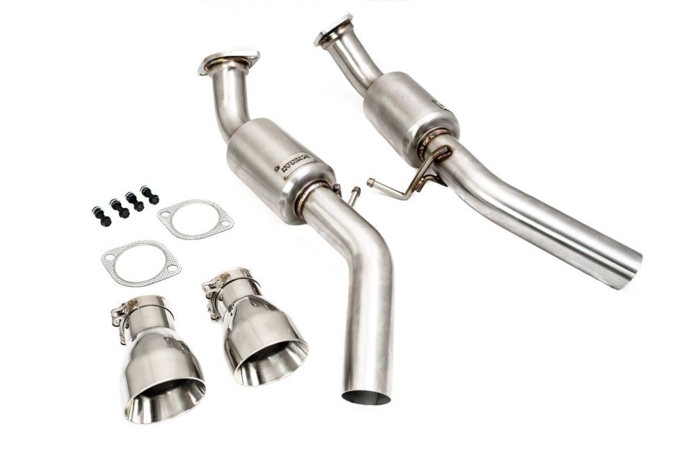 Megan Racing Exhaust System for 2016+ Infiniti Q50 3.0 Twin Turbo AWD/RWD (EXC NON-TURBO) - MR-CBS-IQ14X-R+MR-CBS-IQ14X-M