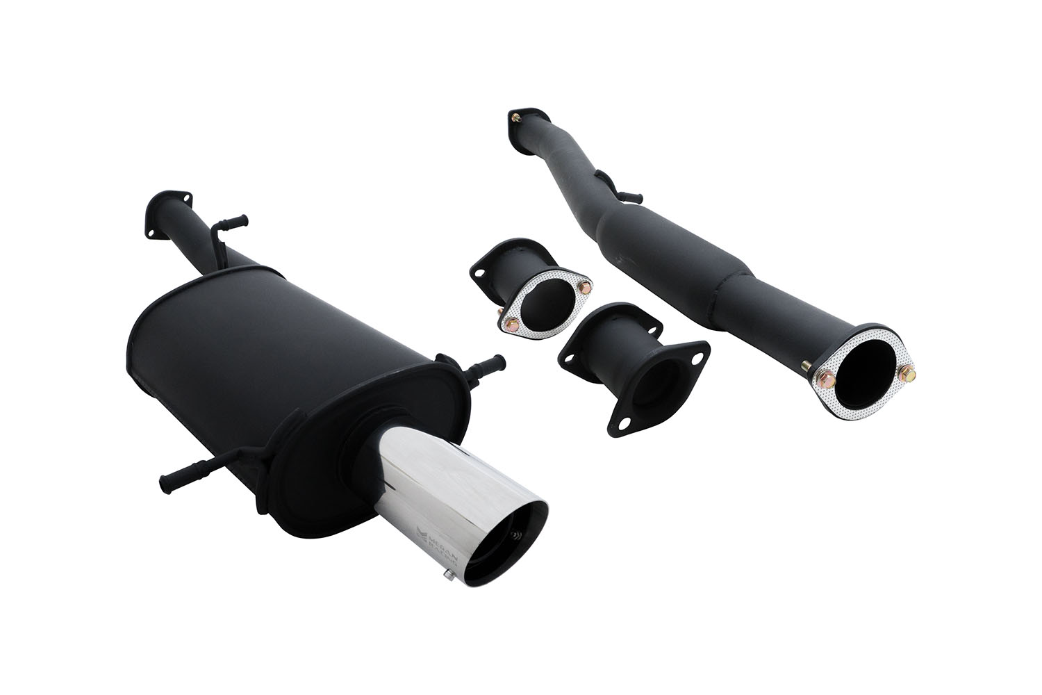 Megan Racing - Cat-Back Exhaust System for Subaru Impreza WRX STI 2002-2007 3 Pipe W/Polish 4" Tip With 2.5" Adapter