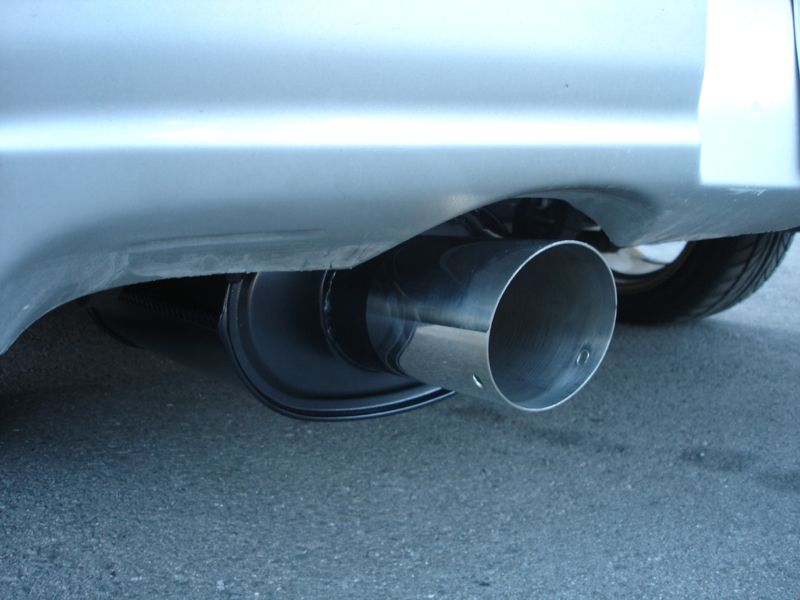 Megan Racing - Cat-Back Exhaust System for Subaru Impreza WRX STI 2002-2007 3 Pipe W/Polish 4" Tip With 2.5" Adapter