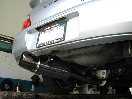 Megan Racing Cat-Back Exhaust System for 2002-2007 Subaru Impreza WRX STI 3" Stainless Steel MR-CBS-A-V2