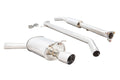 Megan Racing Exhaust System Coupe for 2013-2017 Honda Accord 4CYL - Stainless Rolled Tips MR-CBS-HA13L42DOE-SRT