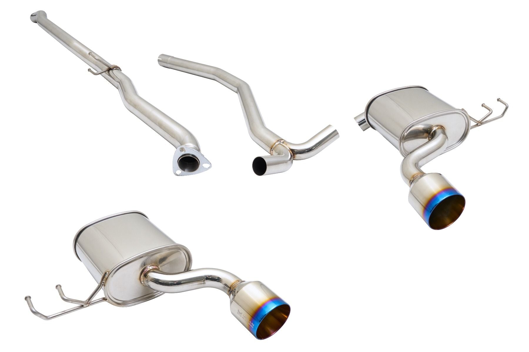 Megan Racing Cat-Back Exhaust System for 2016+ Honda Civic 1.5 Turbo 5-Door Hatchback (Sport Trim) Burnt-Roll Tip MR-CBS-HC16T-VO