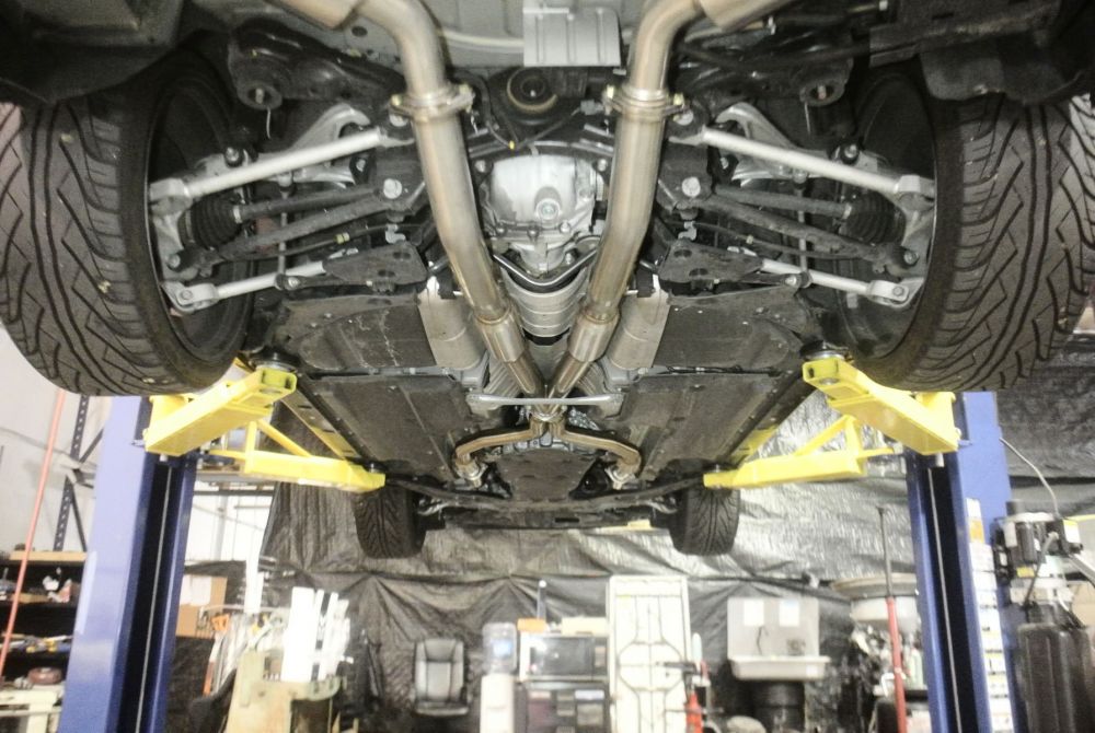 Megan Racing Exhaust System for 2016+ Infiniti Q50 3.0 Twin Turbo AWD/RWD (EXC NON-TURBO) - MR-CBS-IQ14X-R+MR-CBS-IQ14X-M