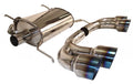 Megan Racing Cat Back Exhaust System for Nissan GTR R35 2009+ - Blue Titanium Tips MR-CBS-NR35T-R