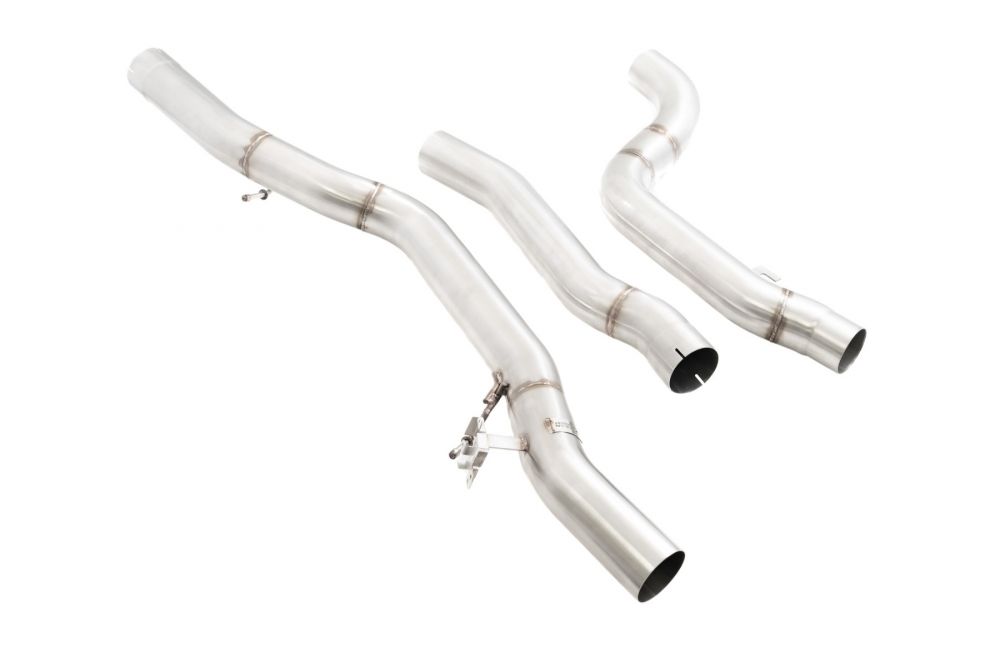 Megan Racing Straight Pipe Exhaust for 2020+ Toyota Supra 3.0L 6-Cyl - T-304 Stainless Steel MR-CBS-TS20-RS