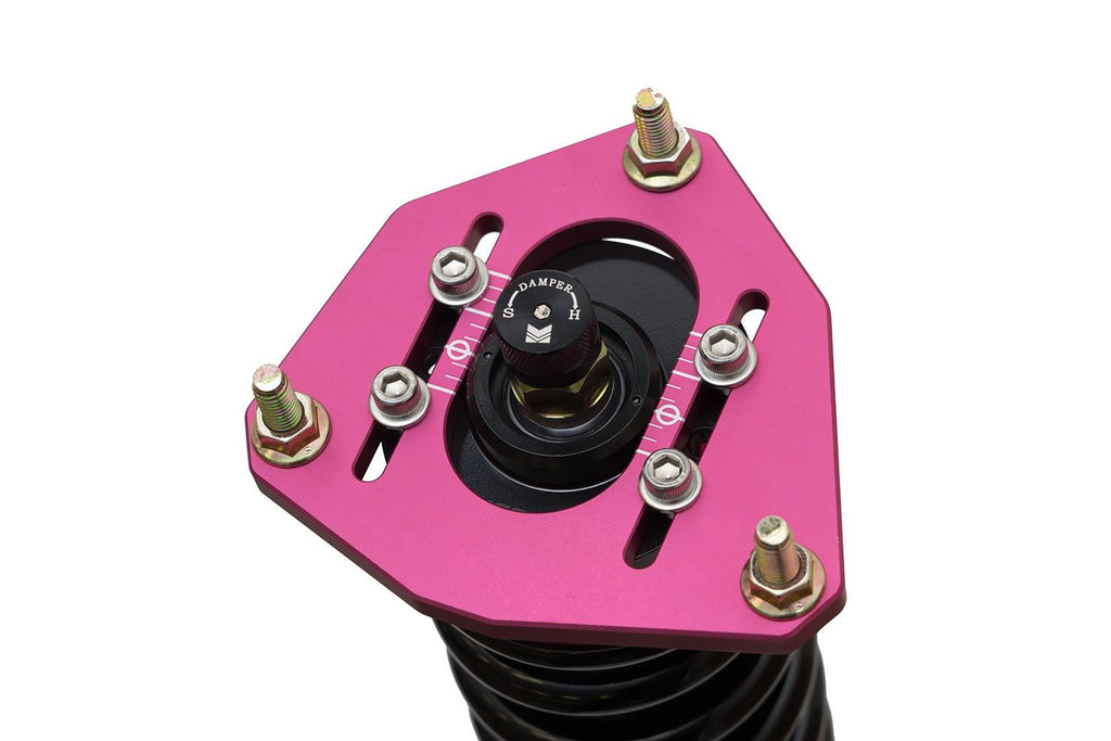 Megan Racing Coilover Damper Kit for 1984-1987 Toyota Corolla AE86 - 32-way Adjust, Camber Plates, Shock Length Adjust