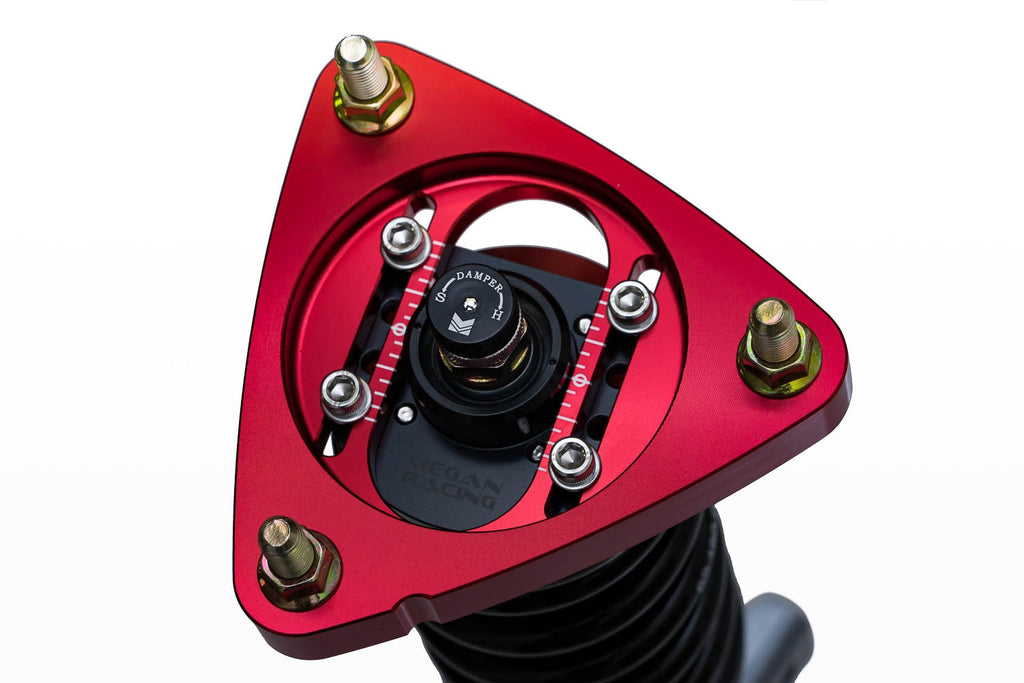Megan Racing Coilover Damper Kit Street Series for Ford Mustang 2015-2024 – 32‑way Compression/Rebound, Full Length Adjustability
