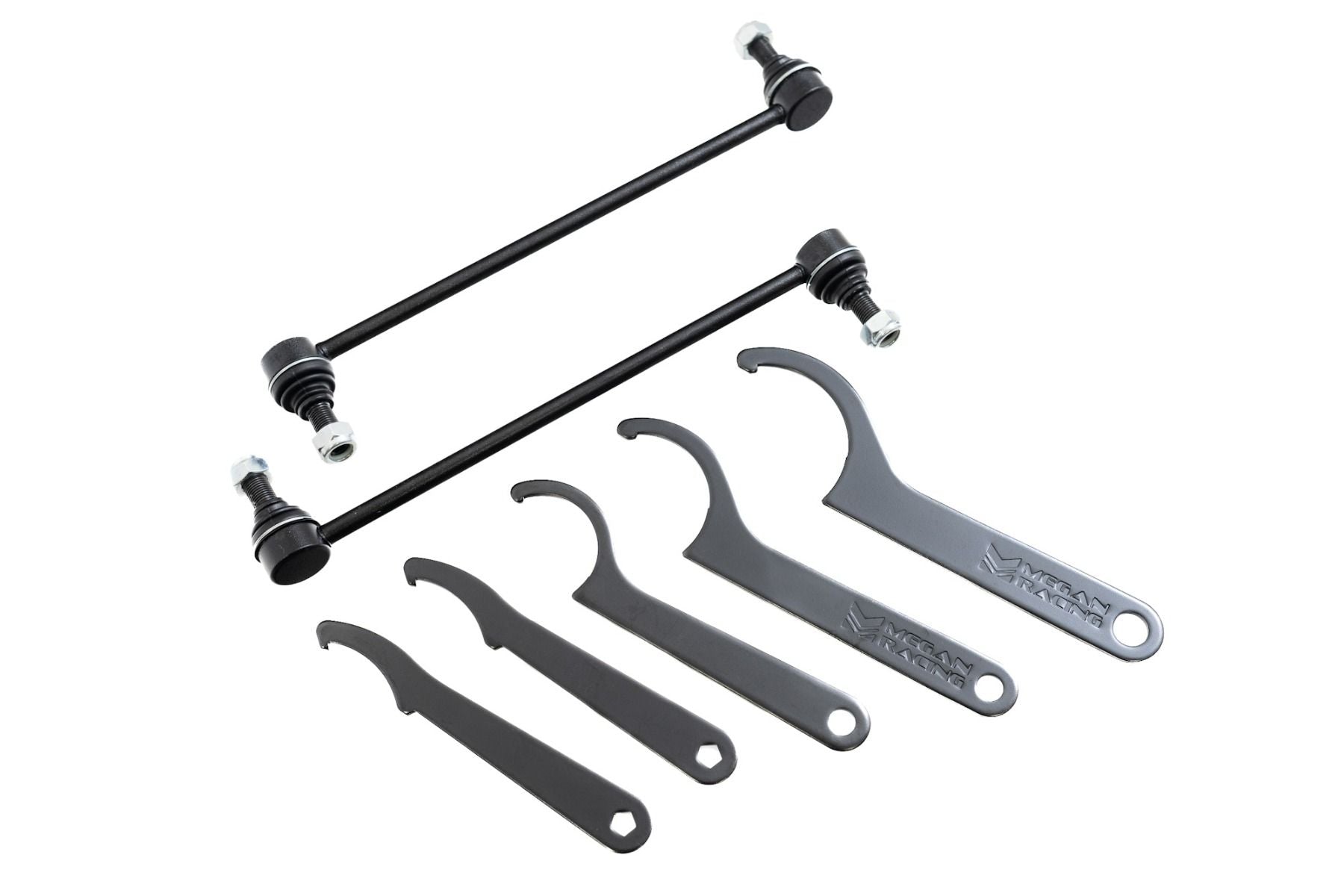 Megan Racing Coilover Damper Kit for Hyundai Sonata 2020+ / Kia K5 2020+ - 32-Level Adjustment, Camber Adjustable Pillowball Front Mounts