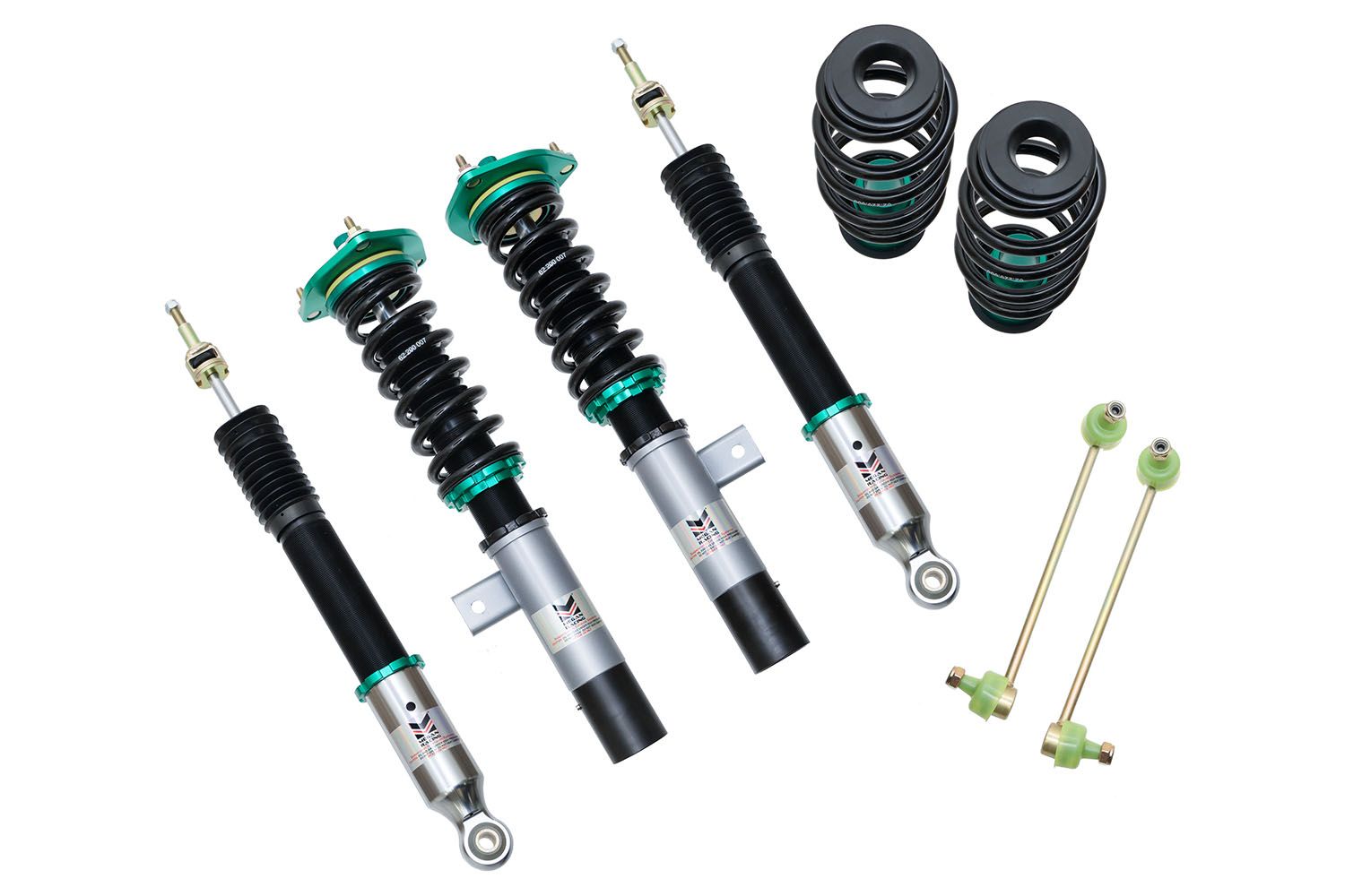 Megan Racing Coilover Damper Kit Euro I Series for VW Tiguan 2007-2015 Spring Rates 7/6 kgf/mm MR-CDK-VWT07-EU