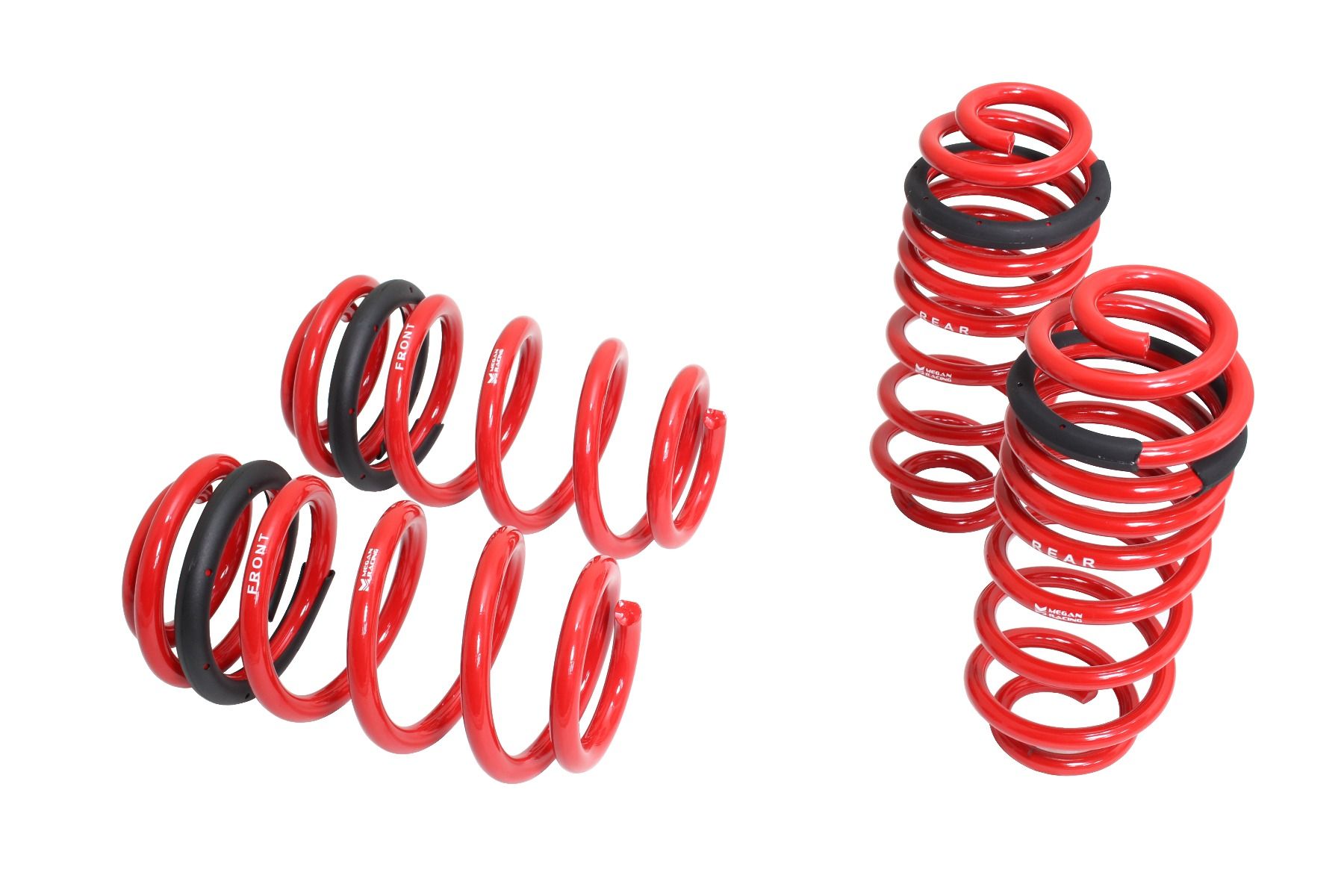 Megan Racing Lowering Springs for Audi SQ5 2013-2017 SAE 9254 Cold Wound Steel, Direct OE Replacement, 38mm Front Drop, 39mm Rear Drop - MR-LS-ASQ13