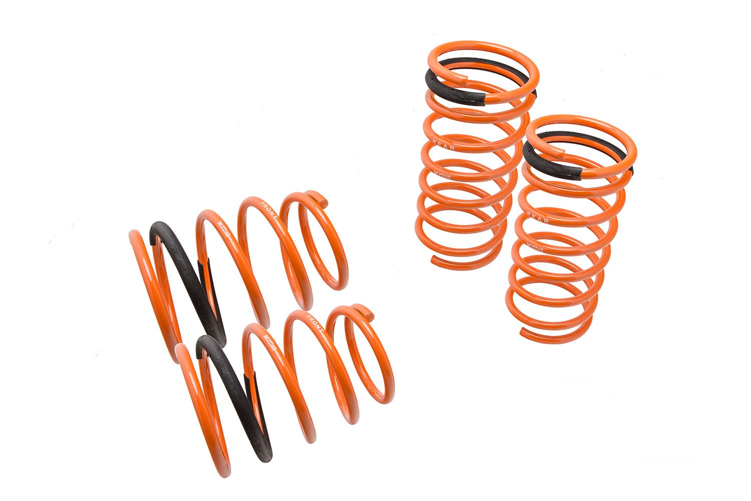 Megan Racing Lowering Springs Front & Rear for 1997-2002 Ford Escort ZX2 - SAE 9254 Cold Wound Steel
